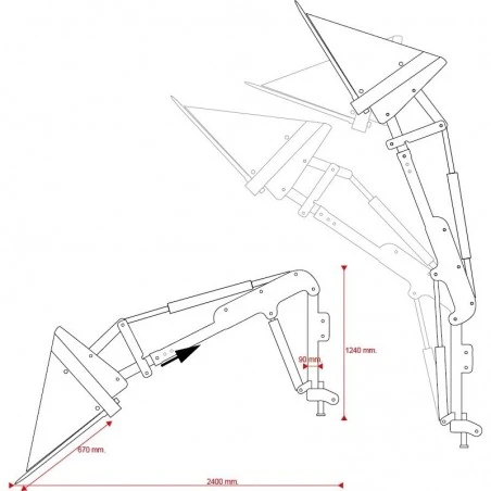 Pala Trasera Tractor ZEPPELIN 6 Pala Trasera Tractor ZEPPELIN - Imagen 4