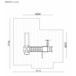 PARQUE INFANTIL CON TORRE DOBLE, TOBOGAN Y TECHO 35SA102 -Maquituls Tienda parque infantil con torre doble tobogan y techo 35sa102 1