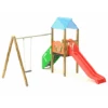 PARQUE INFANTIL CON TORRE, TOBOGAN Y COLUMPIO 35T1D 1 PARQUE INFANTIL CON TORRE, TOBOGAN Y COLUMPIO 35T1D -Maquituls Tienda parque infantil con torre tobogan y columpio 35t1d