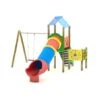 PARQUE INFANTIL CON TORRE, TOBOGAN Y TUNEL 35T2T -Maquituls Tienda parque infantil con torre tobogan y tunel 35t2t