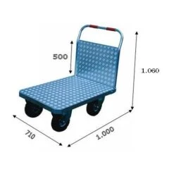 Plataforma Aluminio 1.000X710. Ruedas Neumaticas -Maquituls Tienda plataforma aluminio 1000x710 ruedas neumaticas 1