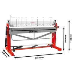 Plegadora Manual HOLZMANN AKM2020 -Maquituls Tienda plegadora manual holzmann akm2020 2