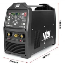 SOLDADOR DIGITAL TIG 204 PRO VECTOR WELDING AC/DC 200A PULSE TIG INVERTER ALU MMA -Maquituls Tienda soldador digital tig 204 pro vector welding acdc 200a pulse tig inverter alu mma 2