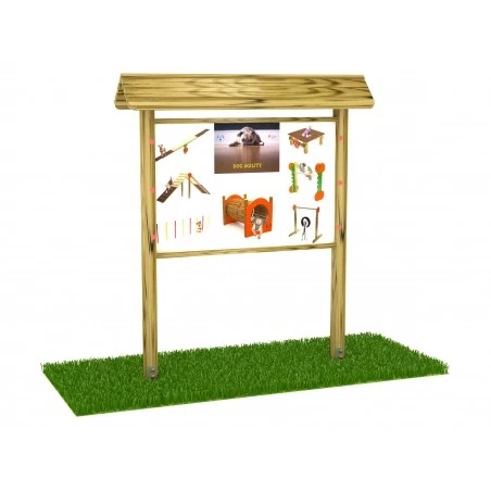 TABLON DE ANUNCIOS CON TECHO 35BACT 3 TABLON DE ANUNCIOS CON TECHO 35BACT