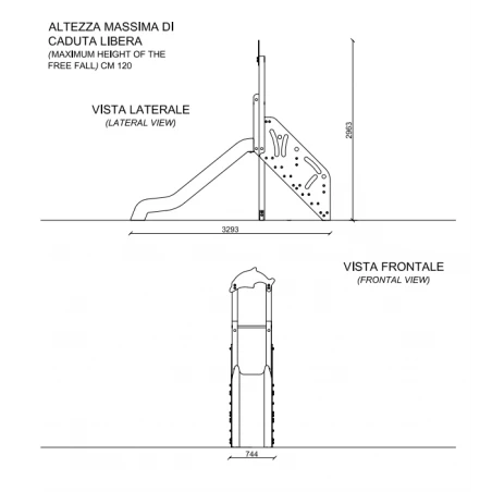 TOBOGAN INFANTIL A 120CM DE ALTURA 35T0720-120 4 TOBOGAN INFANTIL A 120CM DE ALTURA 35T0720-120 - Imagen 2