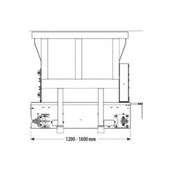 Tolva De Distribucion Universal ZEPPELIN 1800 Mm -Maquituls Tienda tolva de distribucion universal zeppelin 1800 mm 4