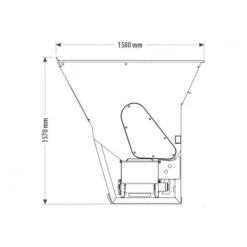 Tolva De Distribucion Universal ZEPPELIN 2200 Mm -Maquituls Tienda tolva de distribucion universal zeppelin 2200 mm 3