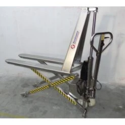 Transpaleta Tijera Electrica 1.000 Kg Inoxidable AISI-316