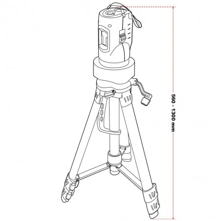 Tripode Laser De Linea Cruzada - 1,2m 10 Tripode Laser De Linea Cruzada - 1,2m - Imagen 8