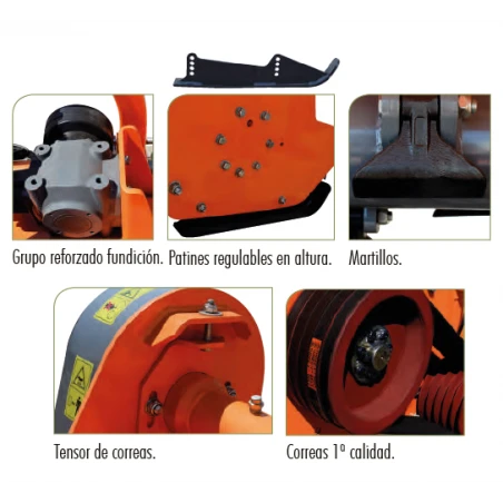 Trituradora Desplazable De Martillos ZEPPELIN ARIZONA - SUPER REFORZADA 240 5 Trituradora Desplazable De Martillos ZEPPELIN ARIZONA - SUPER REFORZADA 240 - Imagen 3