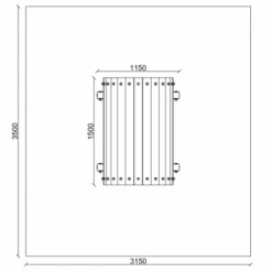 TUNEL INFANTIL DE MADERA 1500 35T0771 -Maquituls Tienda tunel infantil de madera 1500 35t0771 1