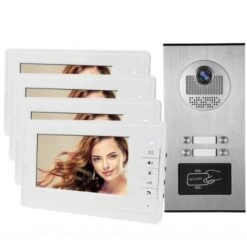 Videoportero Color - 4 Viviendas - Pantalla 7- MQT