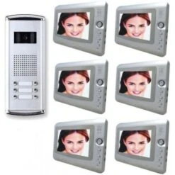 Videoportero Color - 6 Viviendas - Pantalla 7 - CALIDAD